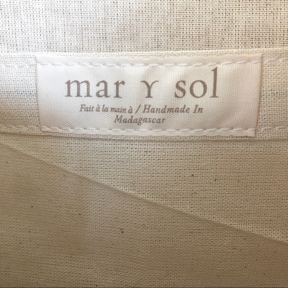 NWT Mar Y Sol Portland Shoulder Bag Natural - Picture 8 of 8